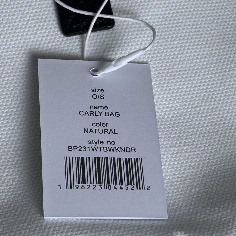 NEW Walter Baker Carly Tote Bag Day Tripper‎ Weekender Canvas White Black Travel - Picture 4 of 7